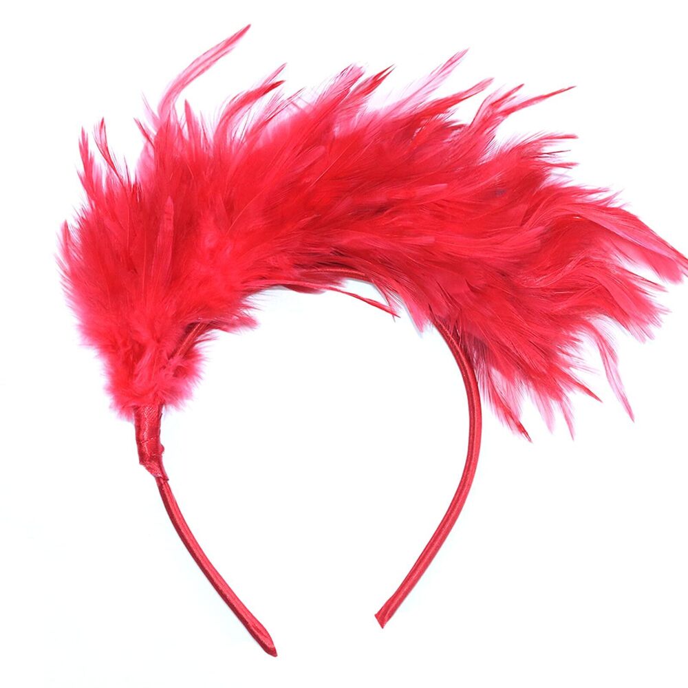 6522 Feather Fascinator 1920s Headband For Women